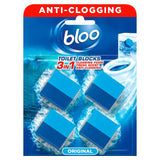 Bloo 3in1 in-cistern toilet blocks blue water ocean scent - British product