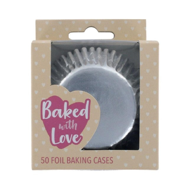 Culpitt silver foil cupcake cases 50 per pack (British brand)