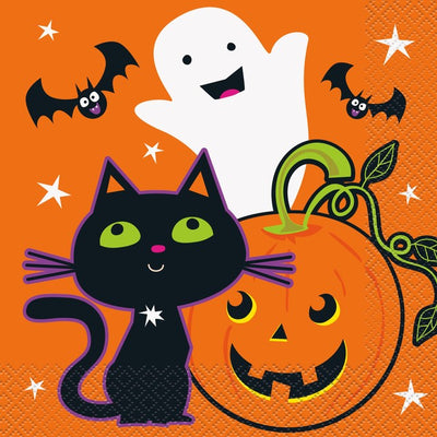 M&S Unique Party Bats & Friends Halloween Paper Napkins 16 per pack- Buy online at McGrocer