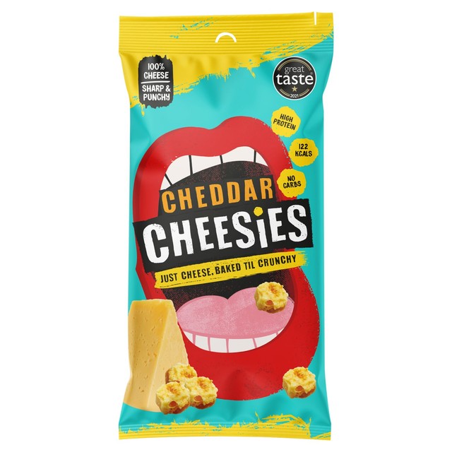 Cheesies Cheddar popped cheese balls 20g - British product