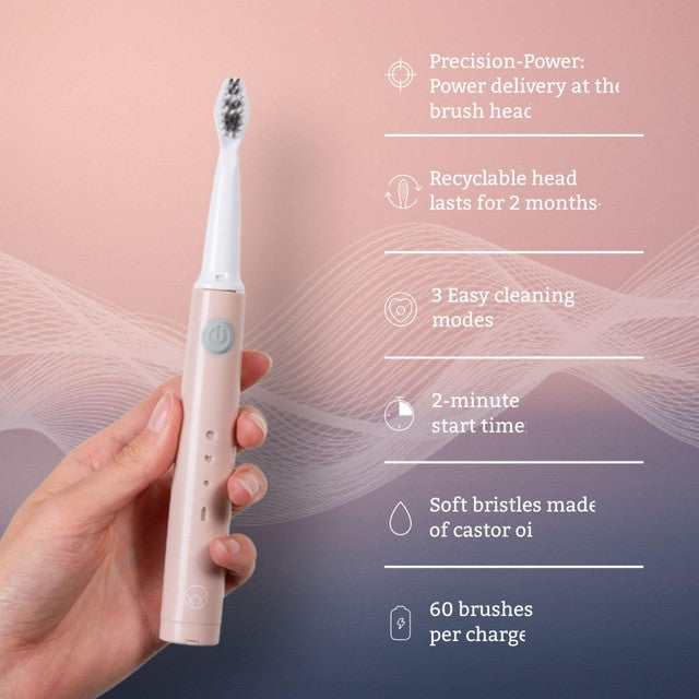 Waken sonic toothbrush Dusty Rose (British brand)