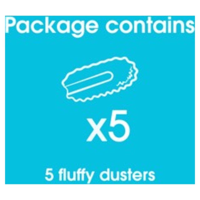 Pledge Dust It Fluffy Duster Refill 5 pack, imported from the UK