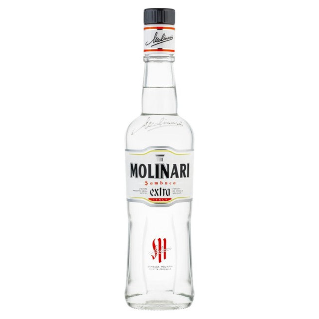 Molinari Sambuca Extra anise liqueur 50cl, imported from the UK