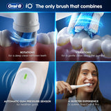 Oral-B iO2 Series Calm Pink electric toothbrush with travel case, imported from the UK