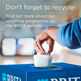Brita glass water filter jug light blue 2.5L - British product