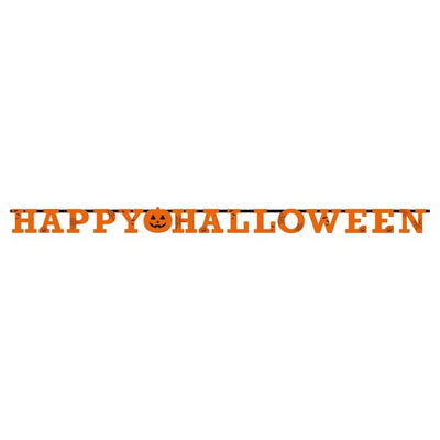 M&S Amscan Happy Halloween Banner Decorative Banner 2.4m- Buy online at McGrocer