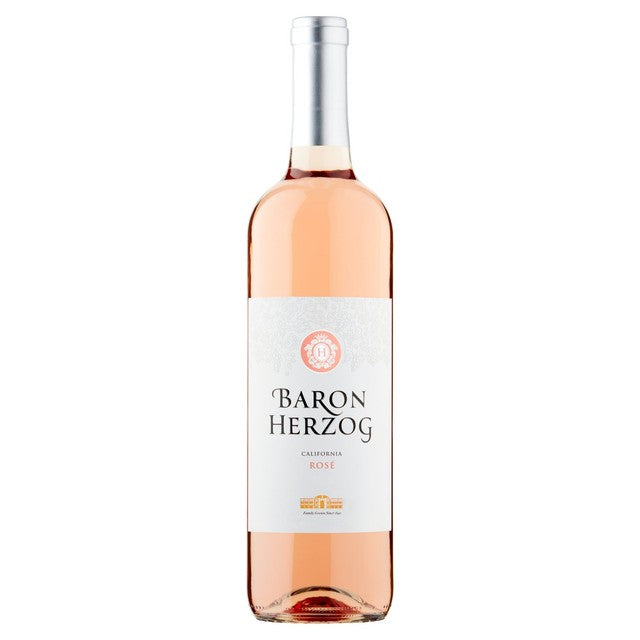 Baron Herzog rosé wine 75cl - British product