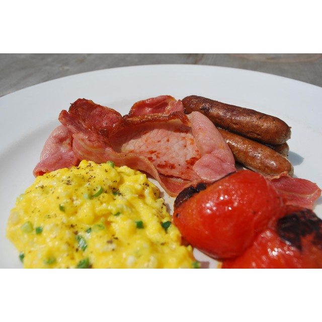 Helen Browning organic unsmoked back bacon without nitrates 184g, UK version