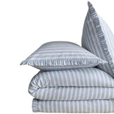 M&S striped ruffle bedding super king blue mix - British product