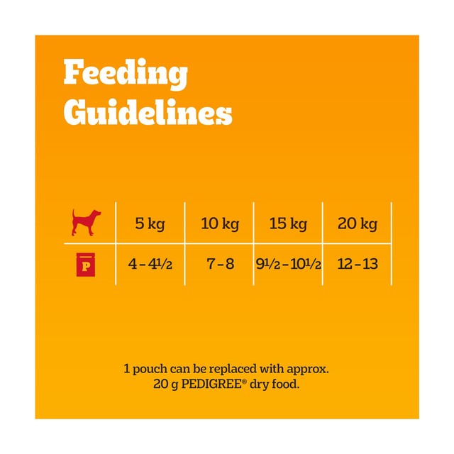 Pedigree wet dog food pouches mixed varieties in gravy 12 x 100g, imported from the UK