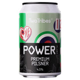 Two Tribes Power Plant Premium Pilsner 330ml can (British brand)
