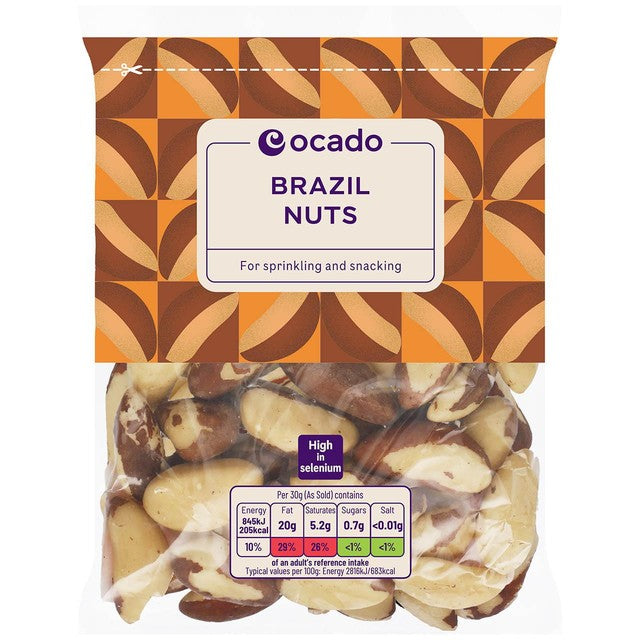 Ocado Brazil nuts 150g, imported from the UK