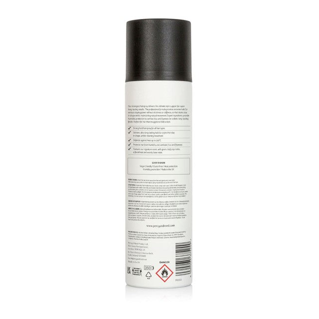 Percy & Reed Strong Hold Hairspray 250ml, imported from the UK