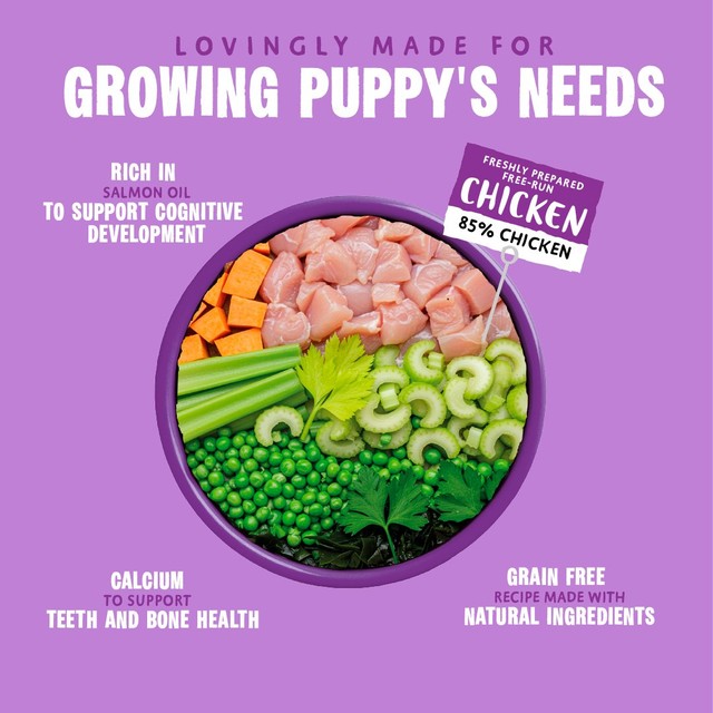 Barking Heads Puppy Days wet dog food pouch 300g - British product