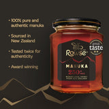 Rowse Manuka honey 250+ MGO 225g, imported from the UK