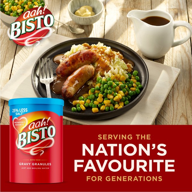 Bisto Reduced Salt Gravy Granules - British product
