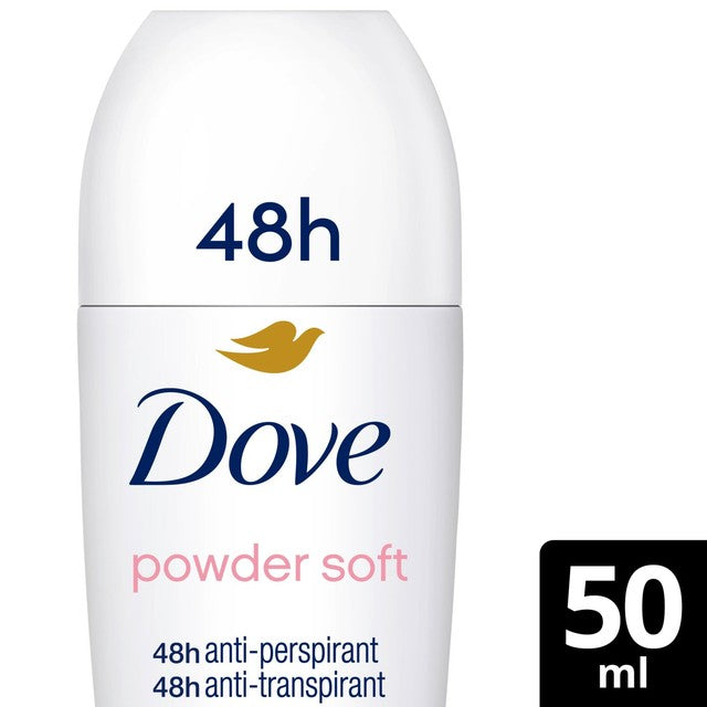 Dove powder anti-perspirant deodorant roll-on 50ml - British product