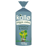 Kallo Spinach & Pesto Veggie Cakes 122g box, UK version