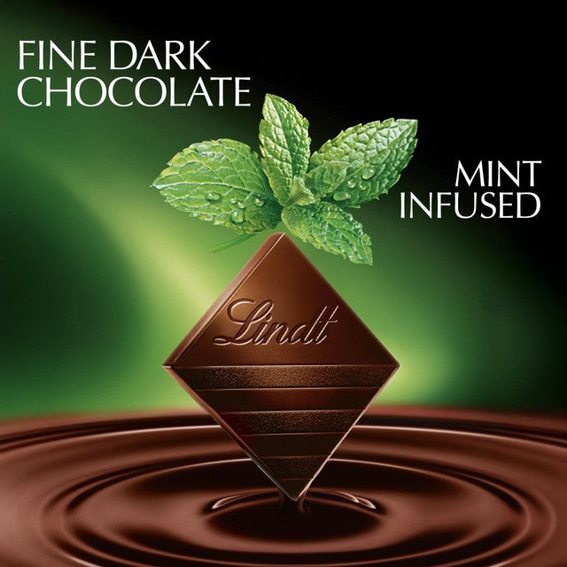 Lindt dark mint chocolate bar 100g, UK version