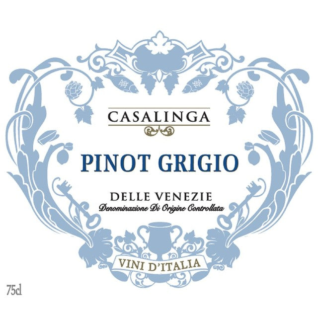 Casalinga Pinot Grigio Delle Venezie 75cl white wine - British product