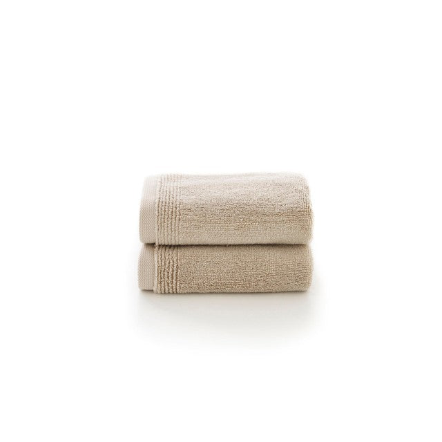 Deyongs Palazzo face cloth pair 2 stone - British product