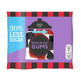 M&S reduced sugar red black gums 45g, imported from the UK