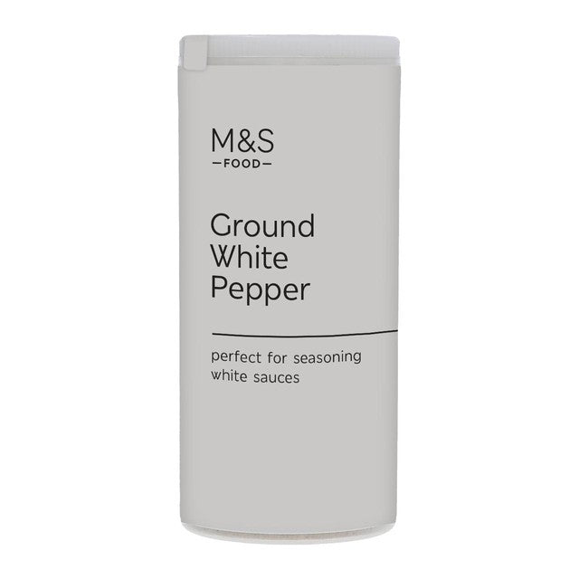 M&S ground white pepper 100g - British product