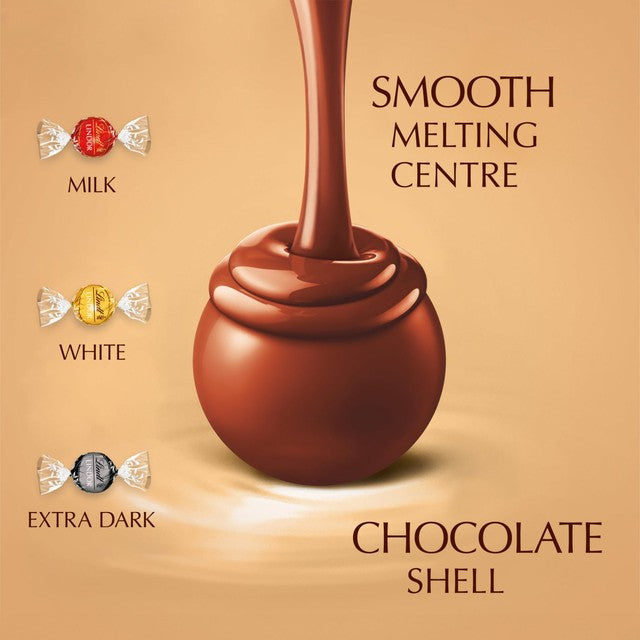 Lindt assorted chocolate truffles box 137g, UK version