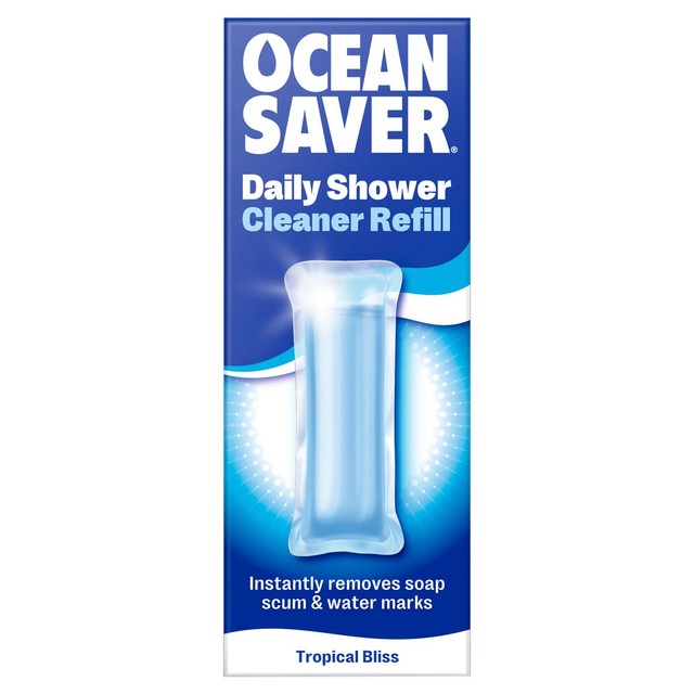 OceanSaver Tropical Reef Daily Shower Cleaner Refill 9ml, imported from the UK