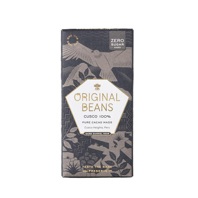 M&S Original Beans Organic 100% Cusco Chuncho Dark Chocolate Bar 70g- Buy online at McGrocer