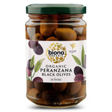 Biona Organic Peranzana Black Olives 280g - British product