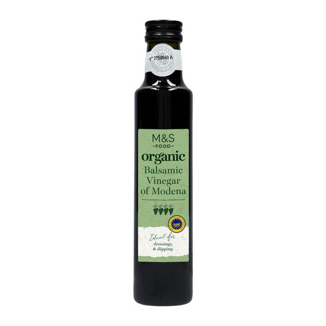 M&S organic balsamic vinegar of Modena 250ml, imported from the UK