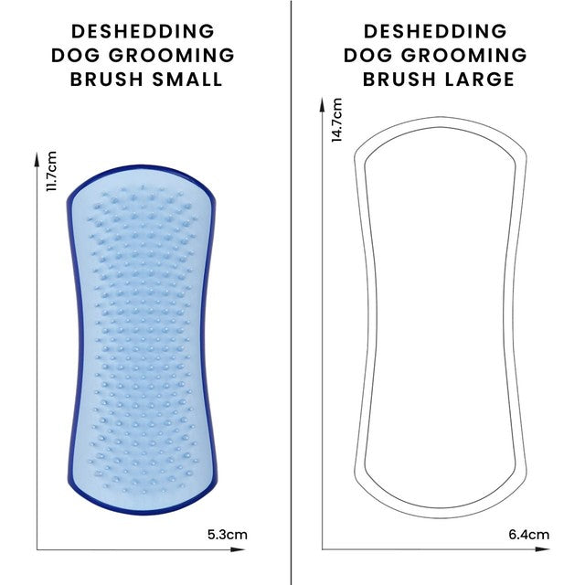 Tangle Teezer de-shedding brush for small dogs, imported from the UK