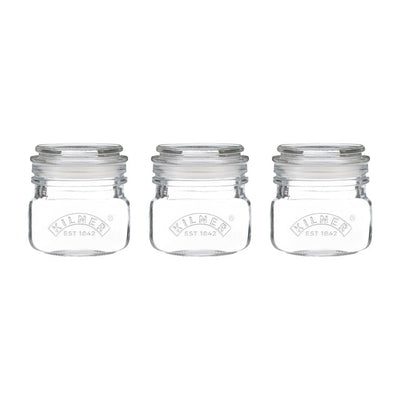 Ensemble de 3 Bocaux de Rangement Rayware Kilner Push Top 250ml M&S - Acheter en ligne sur McGrocer