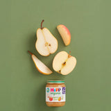 HiPP Organic apple and pear baby food jar 125g - British product