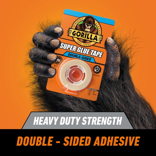 Gorilla Glue double-sided super glue tape roll (British brand)