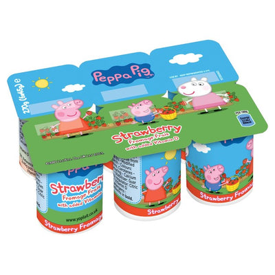 M&S Peppa Pig Kinder Erdbeer-Joghurt Becher 6 x 45g - Online kaufen bei McGrocer