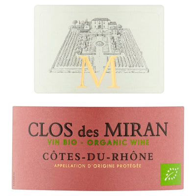 Clos des Miran Organic Cotes du Rhone Red Wine 75cl