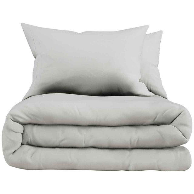 M&S super king bedding set silver grey, imported from the UK