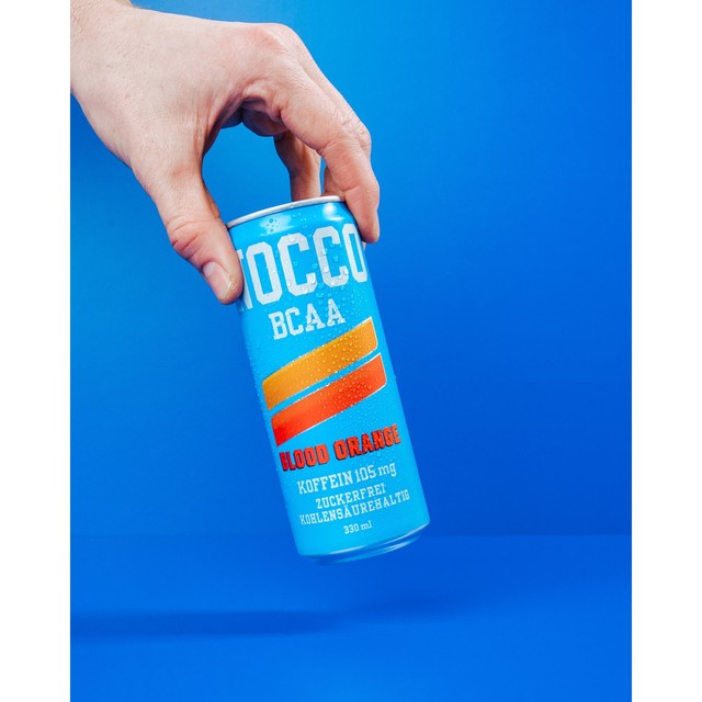 NOCCO Energy Drink Blood Orange Del Sol 330ml, imported from the UK