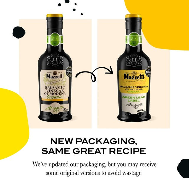 Mazzetti organic balsamic vinegar 250ml, imported from the UK