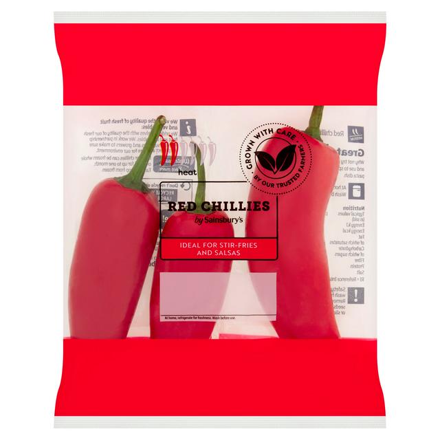 Sainsburys Red Chillies 65g