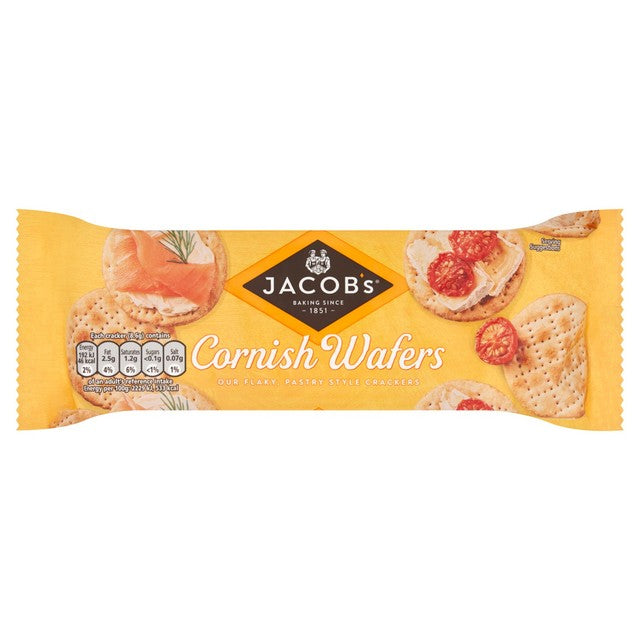 Jacob's Cornish Wafers crackers 150g, UK version