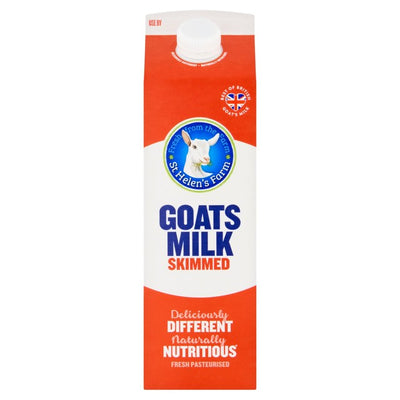 M&S St Helen's Farm Skimmed Goats Milk 1L- Buy online at McGrocer