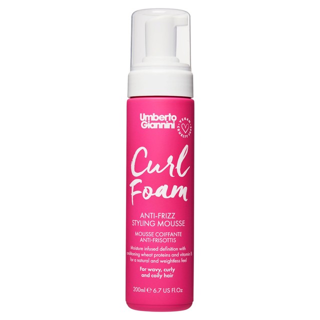 Umberto Giannini curl jelly hair foam 200ml (British brand)