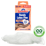 Spontex Sensitive Vinyl disposable gloves 20 per pack (British brand)
