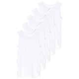 M&S Collection white cotton vests 5 pack imported from the UK