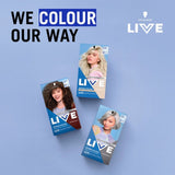 Schwarzkopf LIVE Frosty Blonde permanent hair dye (British brand)