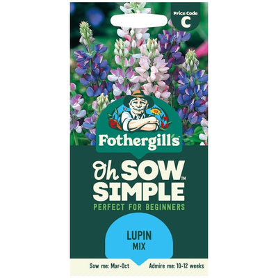 Graines Mr Fothergills Oh Sow Simple Mélange de Lupin 30 graines