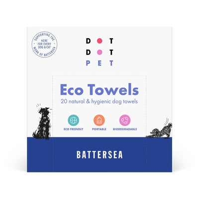 M&S DotDotPet Battersea Eco Disposable Dog Towels 20 Pack- Buy online at McGrocer